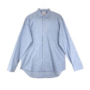 Billy Reid Textured Button Down Shirt Sz XL Luxury 100% Cotton Standard Fit